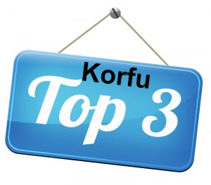 Top 3 destinations on Corfu