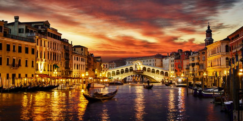 Venedig Rialtobrücke