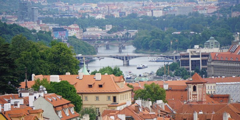 The Vltava River in Prague