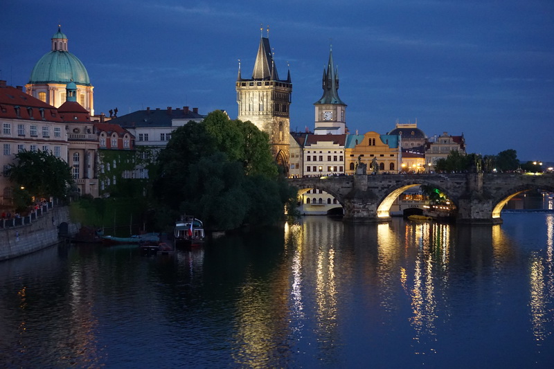 Night shots of Prague