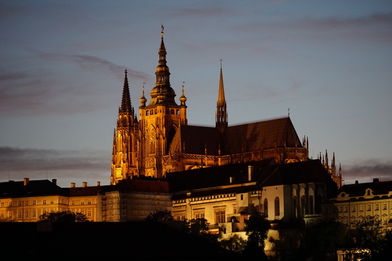 Night shots of Prague