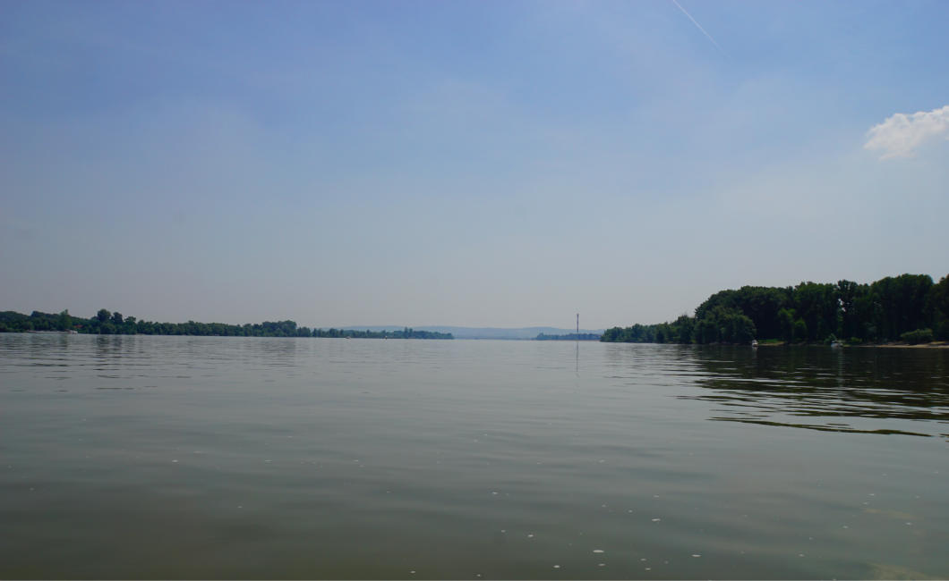 sailing down the Danube