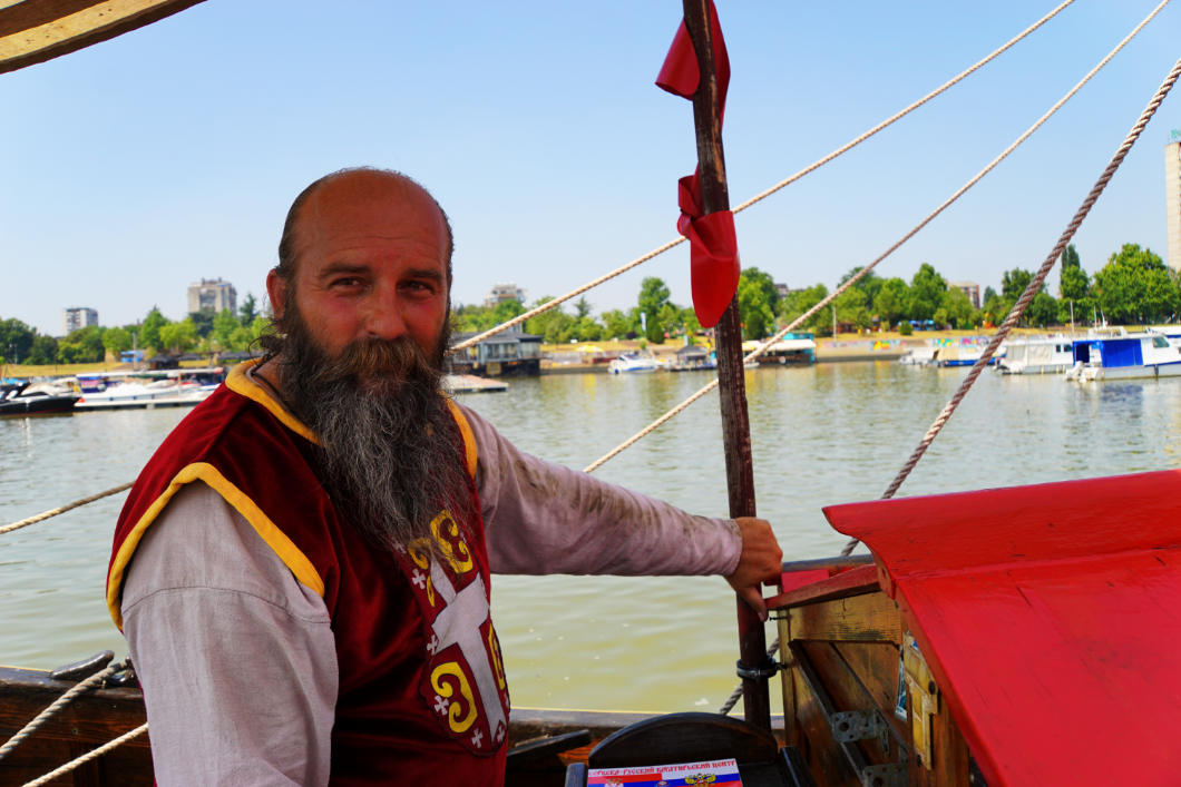 sailing down the Danube