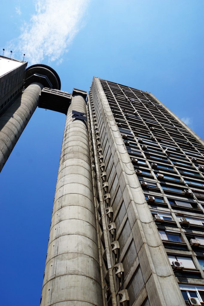 Genex Tower in Belgrade – unmistakable element in the skyline of the district