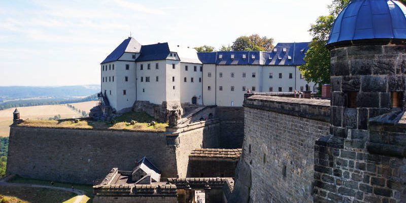 A visit to the Königstein fortress in the Elbe sandstone highlands