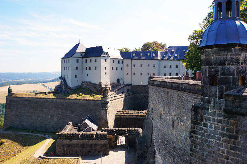 A visit to the Königstein fortress in the Elbe sandstone highlands