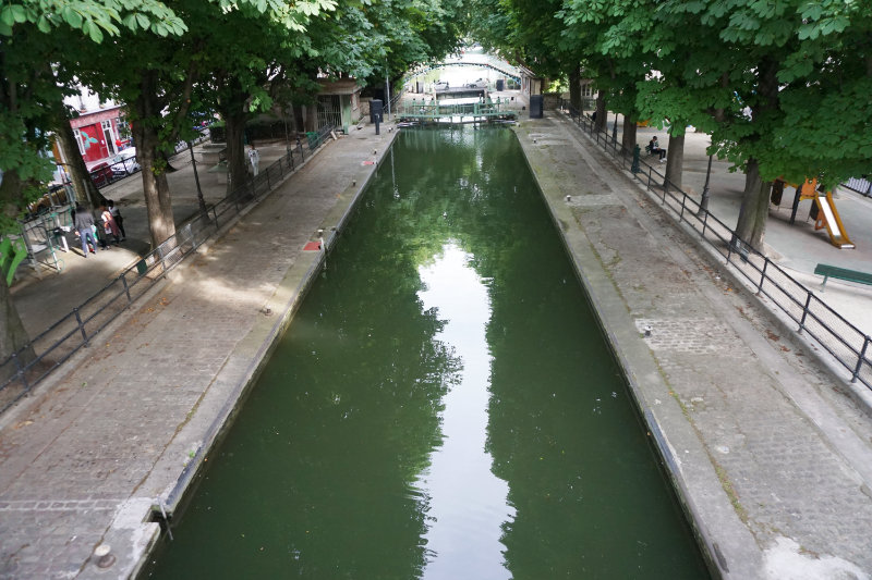 Canal Saint-Martin and Bassin de la Villette