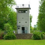 One of the last remaining GDR watchtowers in Nieder Neuendorf