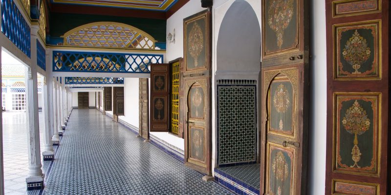 Ehrenhof im Bahia Palast Marrakesch