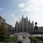 The landmark of Milan - the cathedral