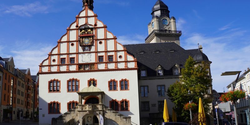 Plauen Spitzenstadt altes Rathaus
